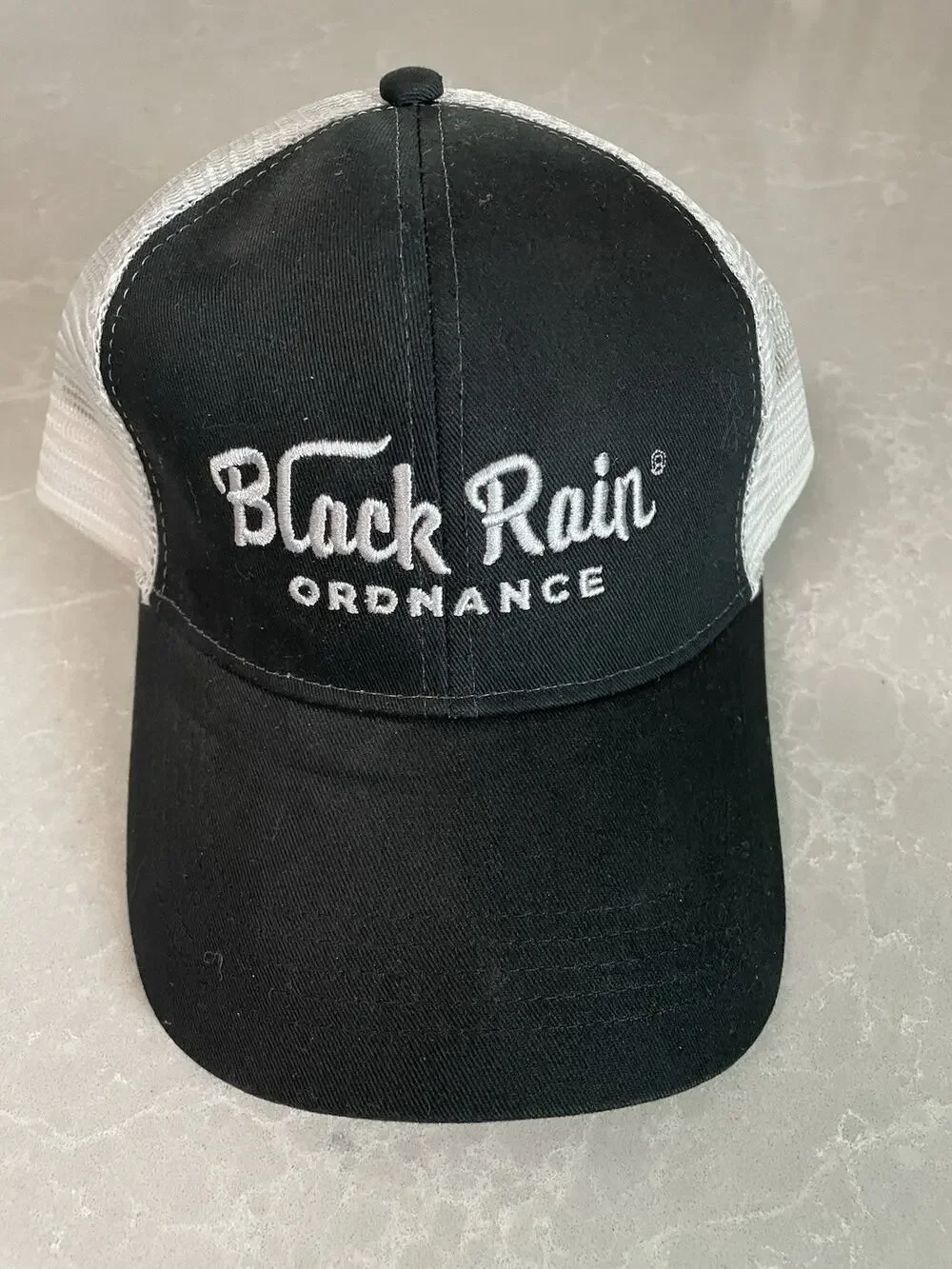 Black Rain Ordnance Black Snapback Hat Embroidered Precision Firearms USA